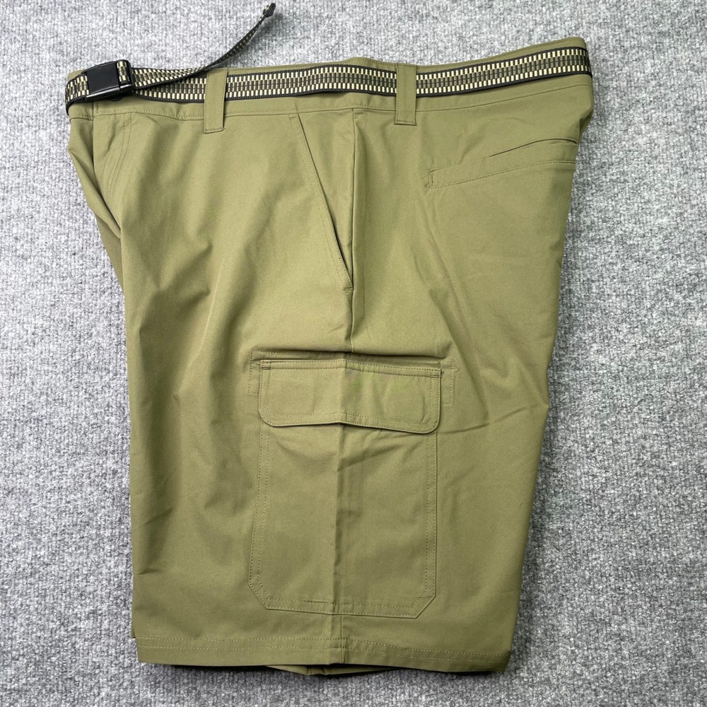 Orvis Cargo Shorts Mens 38 Green Hiking Outdoor Web Belt Lightweight Pocketed - Picture 9 of 10